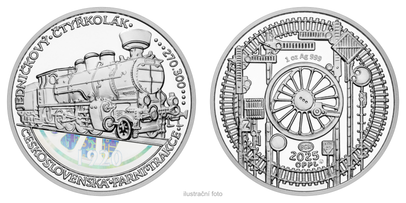 Stříbrná medaile 1 oz