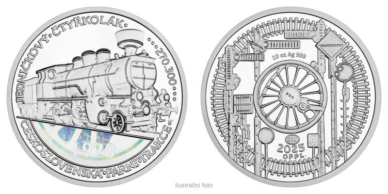 Stříbrná medaile 10 oz