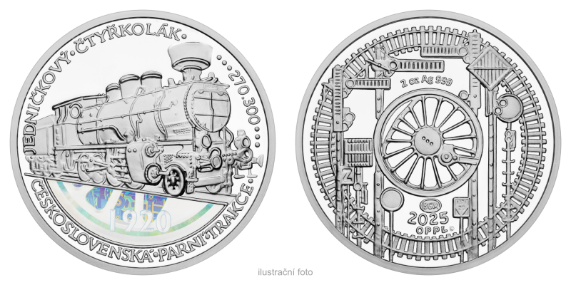 Stříbrná medaile 2 oz