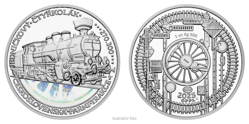Stříbrná medaile 1 oz