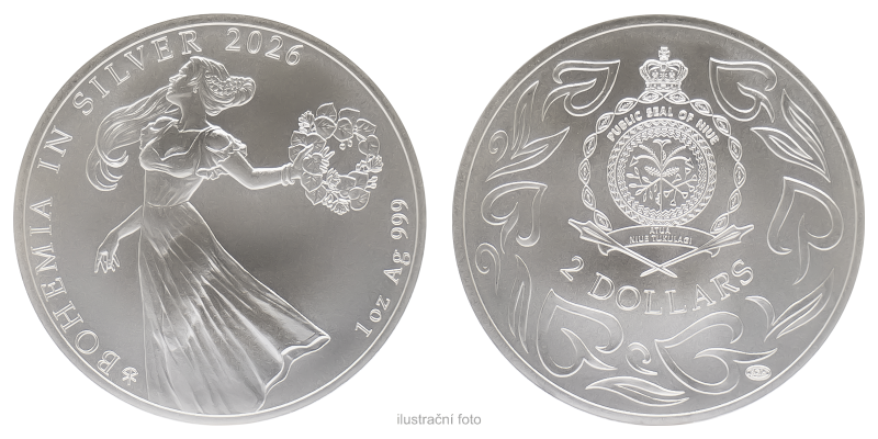 Stříbrná 1 oz
