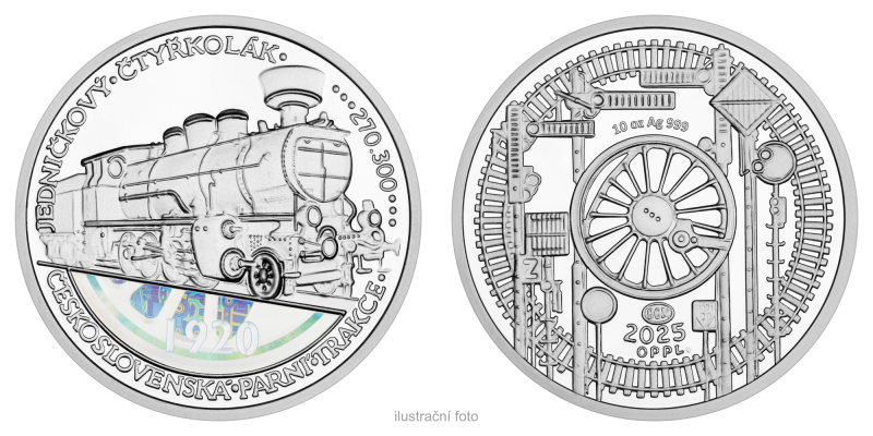 Stříbrná medaile 10 oz