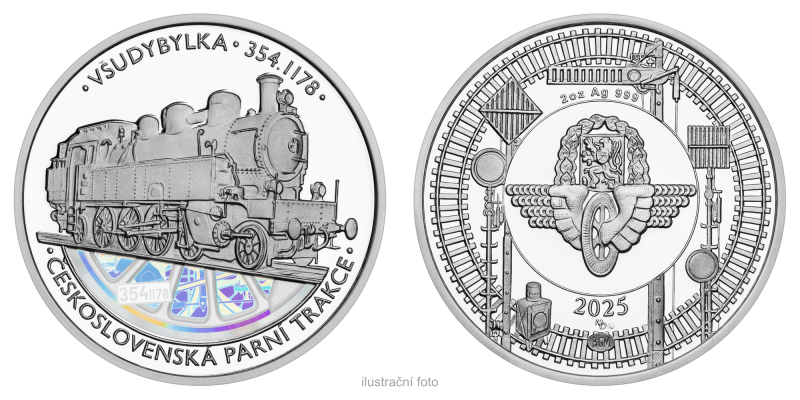 Stříbrná medaile 2 oz